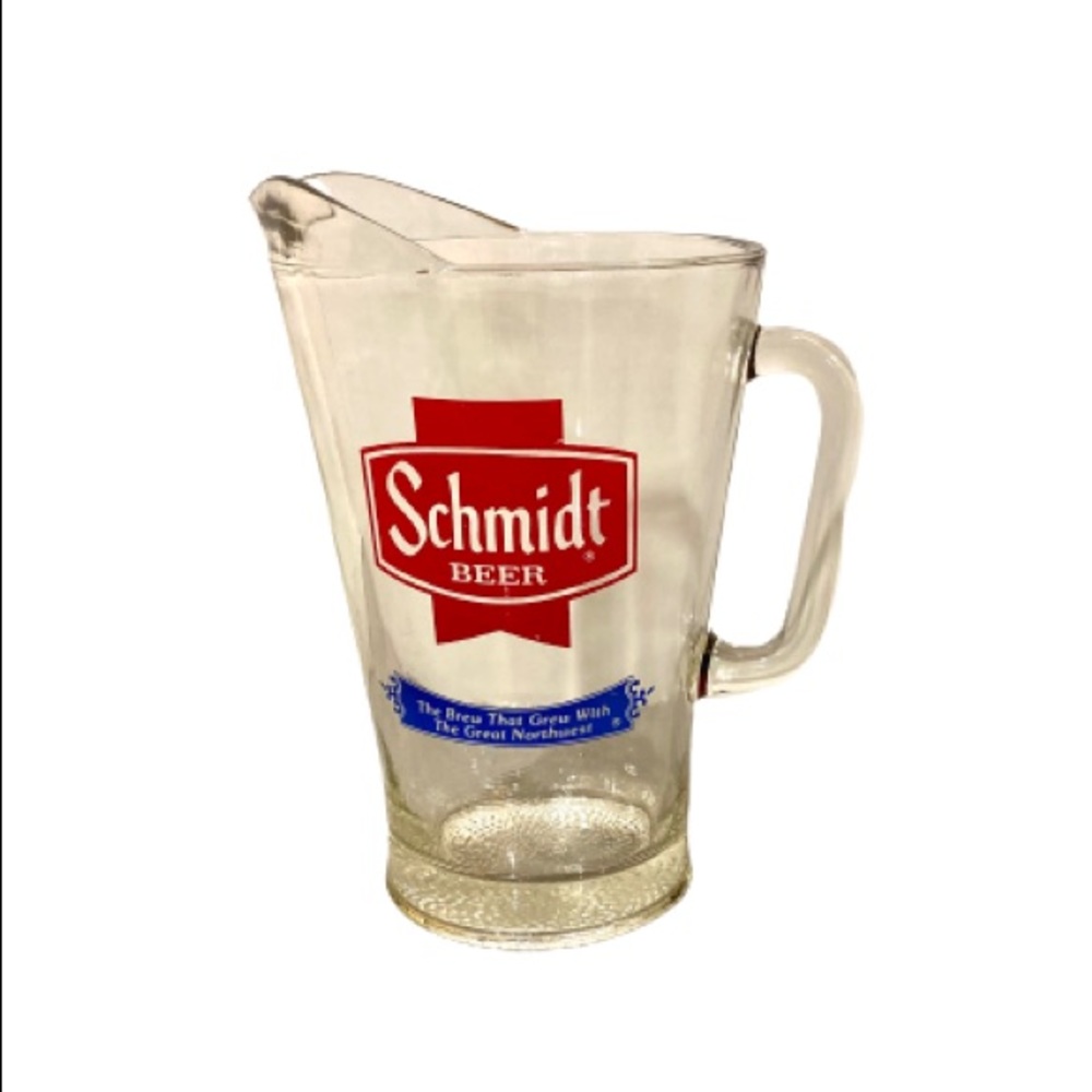 Vintage Schmidt Beer Pitcher